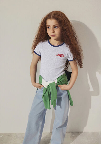 Mavi Erkek Çocuk Tişört