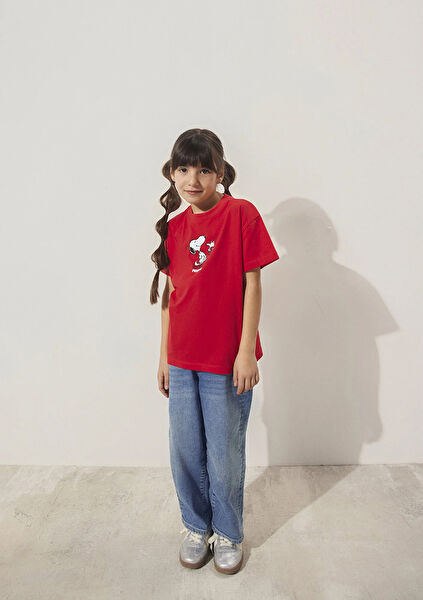 Mavi Kız Çocuk Tişört