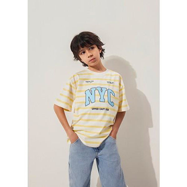 Mavi Erkek Çocuk Tişört