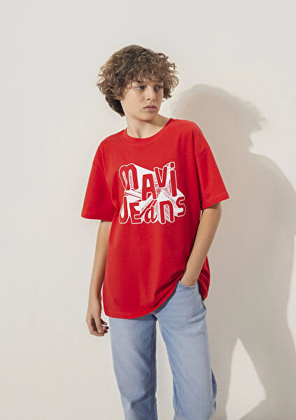 Mavi Erkek Çocuk Tişört