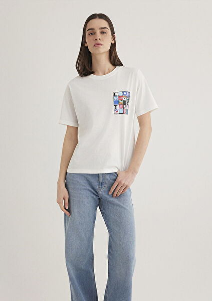 Mavi Kadın Tişört