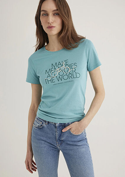 Mavi Kadın Tişört