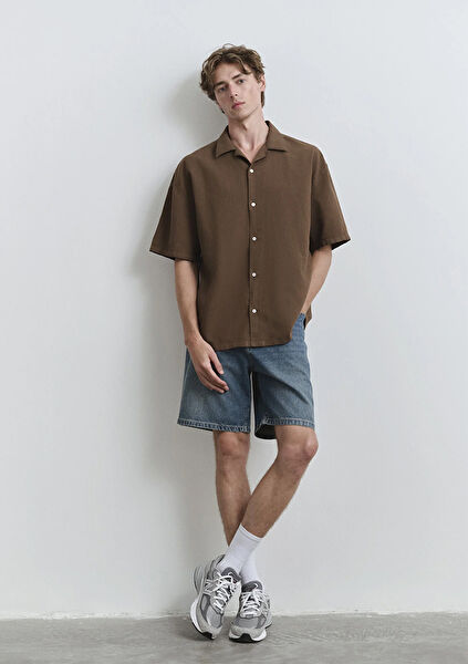 Mavi Erkek Şort, Bermuda, Kapri