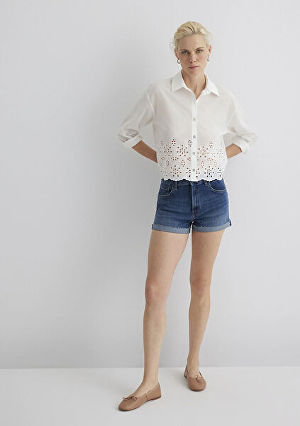 Mavi Kadın Şort, Bermuda, Kapri