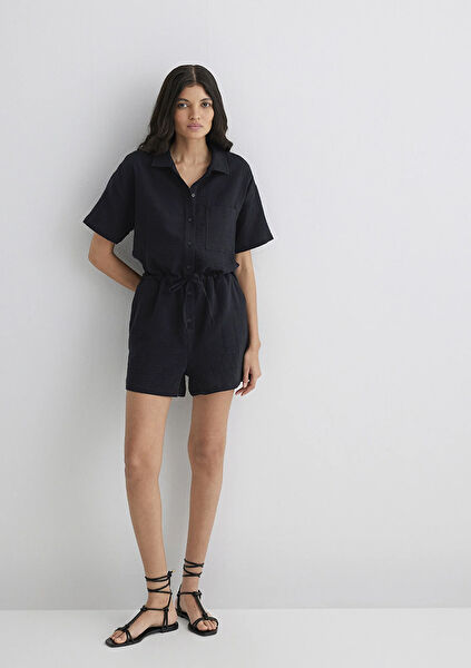 Mavi Günlük Tulum, Salopet