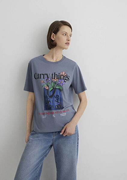 Mavi Kadın Tişört