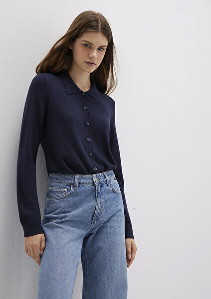 Mavi Günlük Hırka