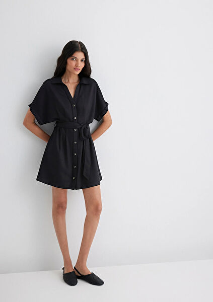 Mavi Günlük Elbise