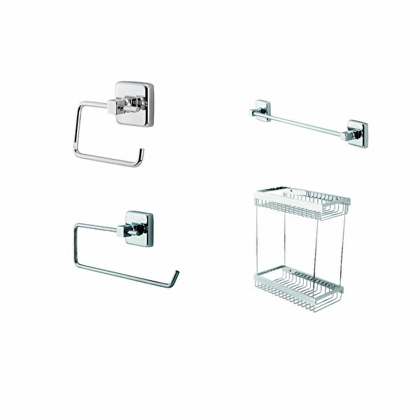 Çelik Banyo Aksesuar Seti