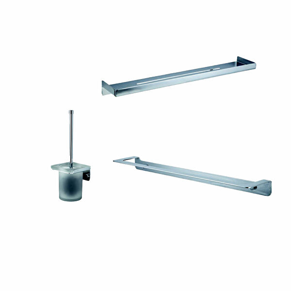 Çelik Banyo Aksesuar Seti