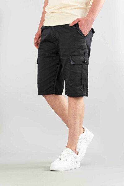 Bombe Erkek Büyük Beden Şort, Bermuda