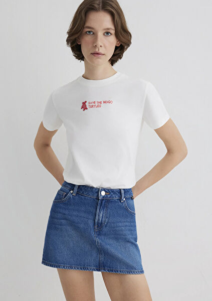 Mavi Kadın Tişört