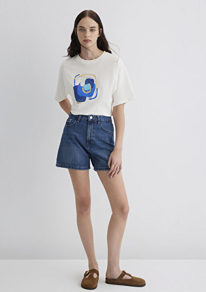 Mavi Kadın Tişört