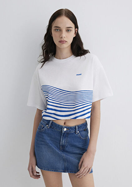 Mavi Kadın Tişört