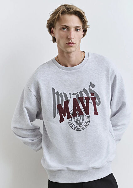 Mavi Erkek Sweatshirt