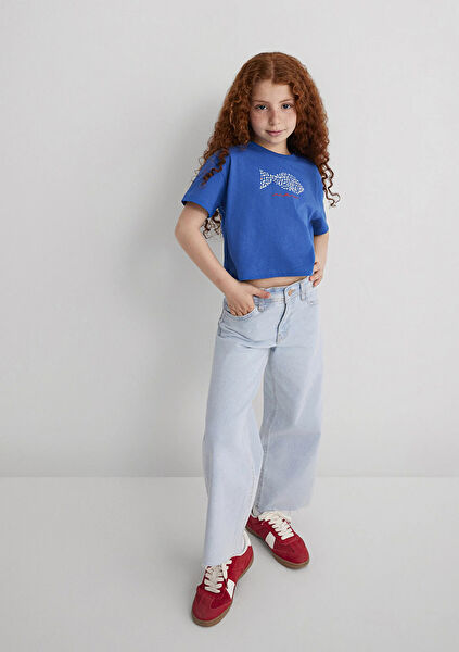 Mavi Erkek Çocuk Tişört