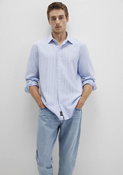 Mavi Erkek Gömlek