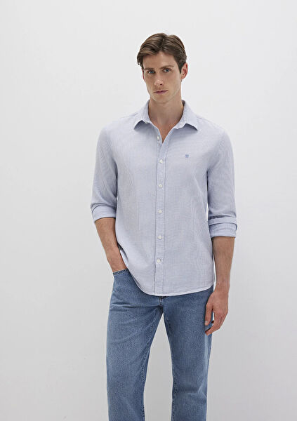 Mavi Erkek Gömlek