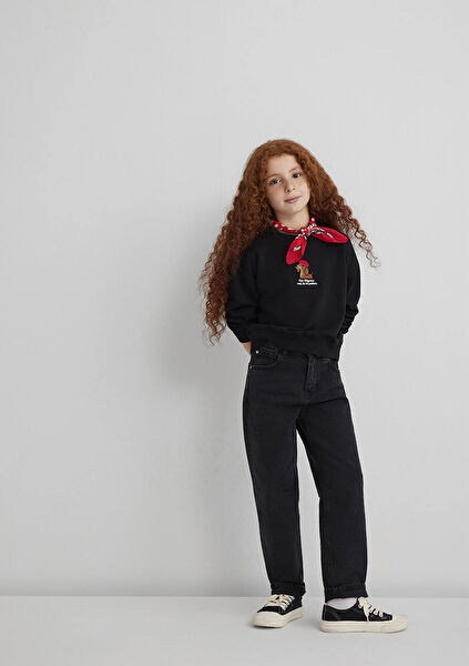 Mavi Kız Çocuk Pantolon