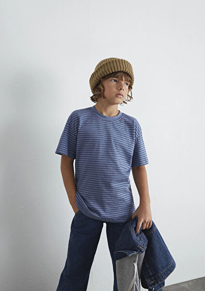 Mavi Erkek Çocuk Tişört