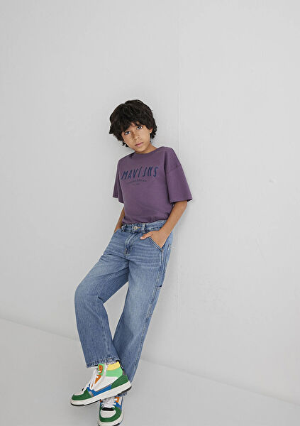 Mavi Erkek Çocuk Tişört