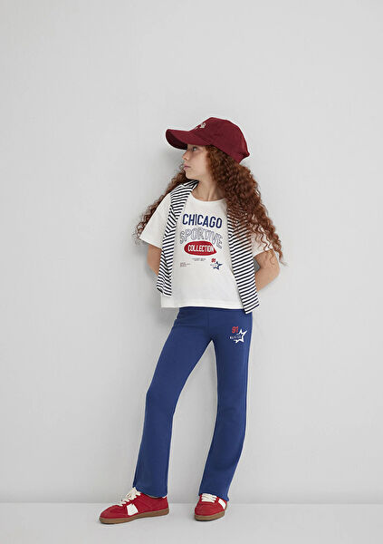 Mavi Kız Çocuk Tayt