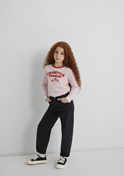 Mavi Kız Çocuk Tişört