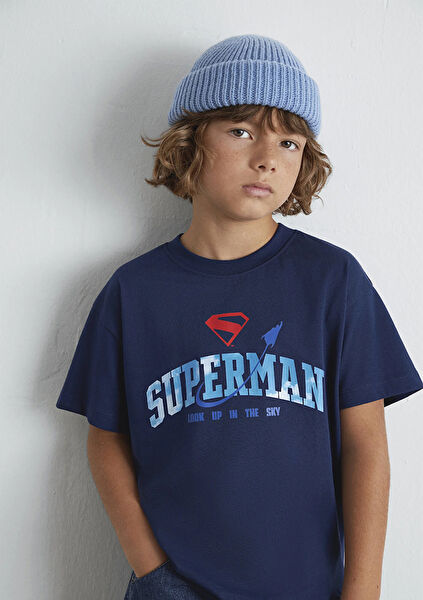 Mavi Erkek Çocuk Tişört