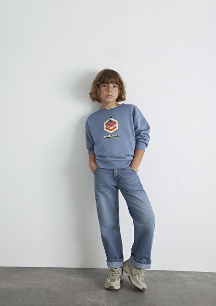 Mavi Erkek Çocuk Kazak