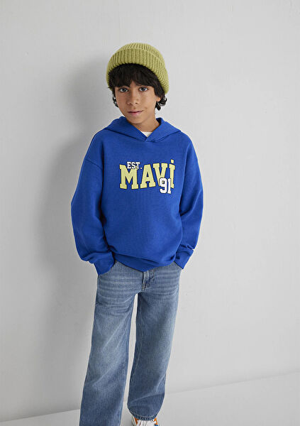 Mavi Erkek Çocuk Sweatshirt