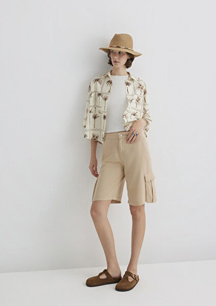 Mavi Kadın Şort, Bermuda, Kapri