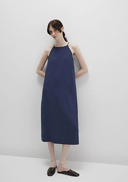 Mavi Günlük Elbise