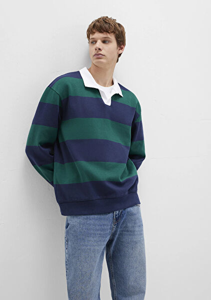 Mavi Erkek Sweatshirt