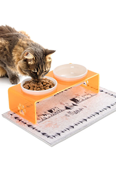 GOBYPET Kedi Mama ve Su Kapları