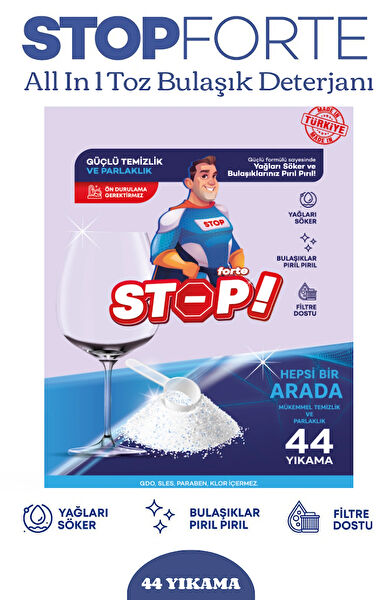 STOP Forte Bulaşık Makinesi Deterjanı