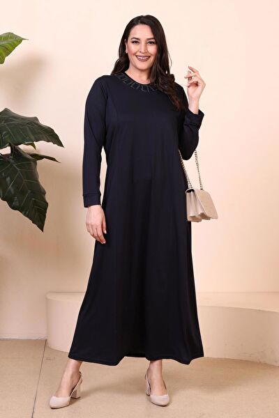 FERACE Büyük Beden Günlük Elbise