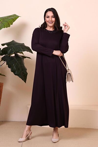 FERACE Büyük Beden Günlük Elbise