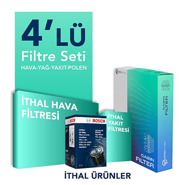 İthal Filtre Setleri