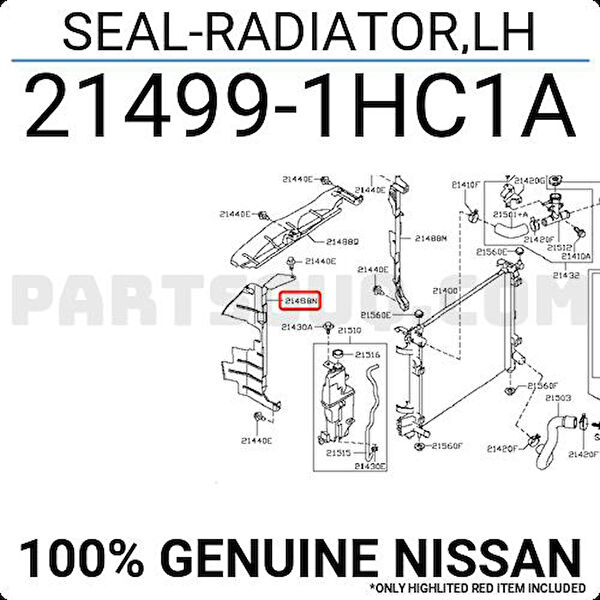 NISSAN Radyatör Ekipmanları