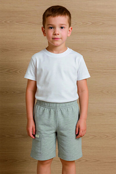 MYHANNE Erkek Çocuk Şort, Bermuda, Kapri
