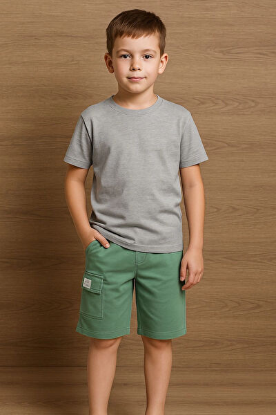 MYHANNE Erkek Çocuk Şort, Bermuda, Kapri