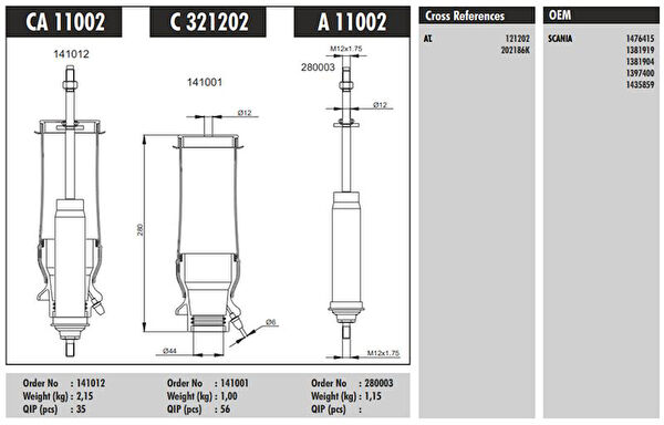 CONNECT-AV Havalı Süspansiyon