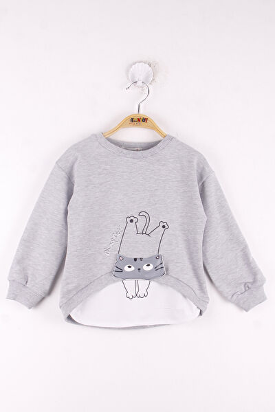 Toontoy Kids Kız Çocuk Sweatshirt