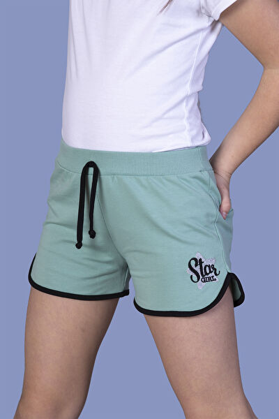 Toontoy Kids Kız Çocuk Şort, Bermuda, Kapri