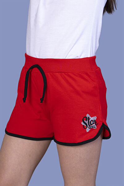 Toontoy Kids Kız Çocuk Şort, Bermuda, Kapri