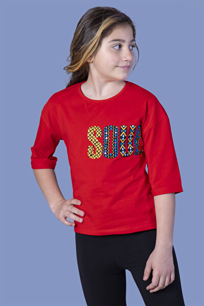 Toontoy Kids Kız Çocuk Tişört
