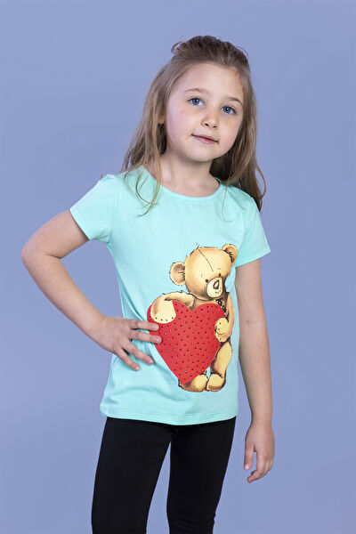 Toontoy Kids Kız Çocuk Tişört