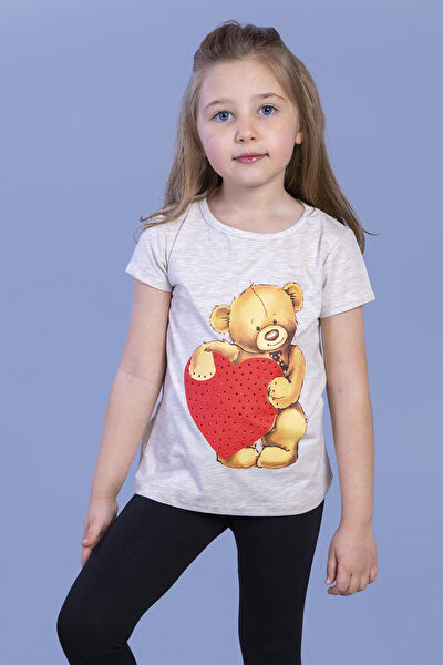 Toontoy Kids Kız Çocuk Tişört
