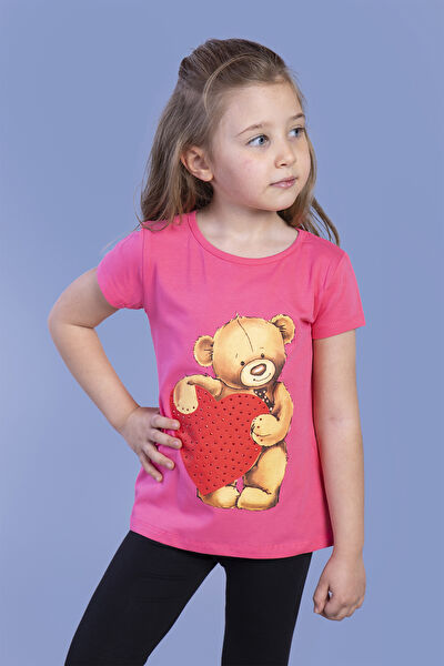 Toontoy Kids Kız Çocuk Tişört