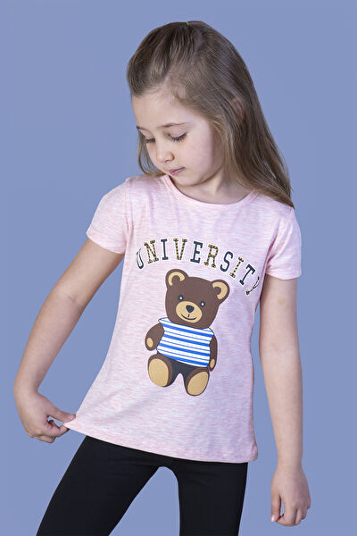 Toontoy Kids Kız Çocuk Tişört